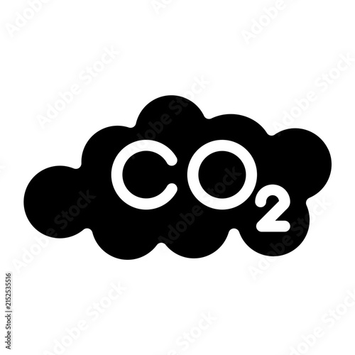 Konstfotografi Carbon dioxide Icon Style