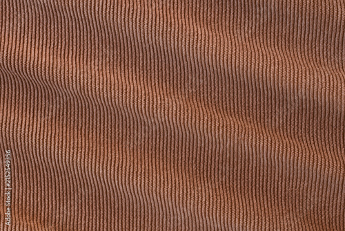 Bild auf Leinwand Corduroy fabric none, in textured surface, with corduroy, from a close-up perspective, with brown, beige accents, and neutral mood, showing nearby objects and surrounding setting, nearby objects
