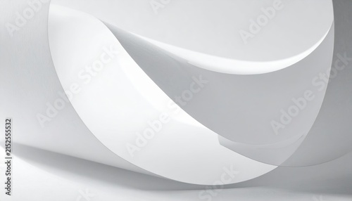 white paper curve elegant background