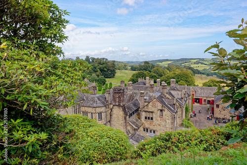 High Angle View of Lanhydrock House and Historic Country Estate