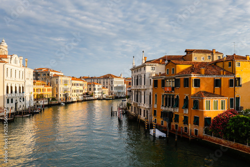 Canvastavla Venice Italy Grand Canal Waterfront Historic City Buildings