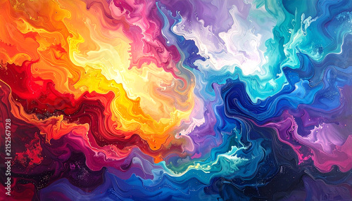 Vibrant abstract watercolor background
