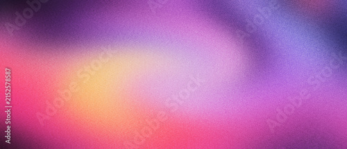 Vibrant gradient background with grainy texture, colorful abstract mesh of purple pink and orange hues, soft blurred aesthetic wallpaper, modern artistic backdrop for digital creative design.