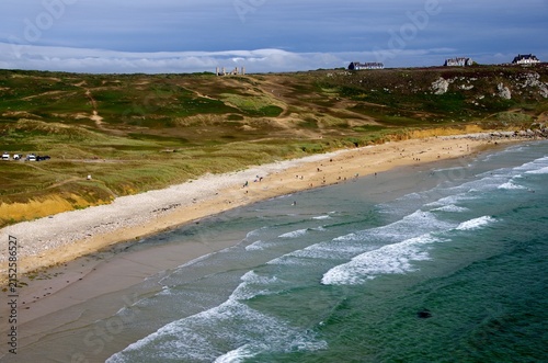 Beach at the Pointe du Toulinguet in Brittany in France, Europe