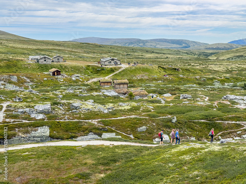 Foto Peer Gynt-hytta mountain lodge on the Rondane plateau, Norway