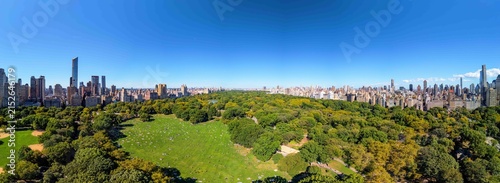 Cuadro en lienzo Central Park and Manhattan Skyline Panorama
