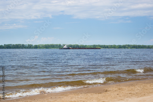 The Volga river in Samara, Russia.