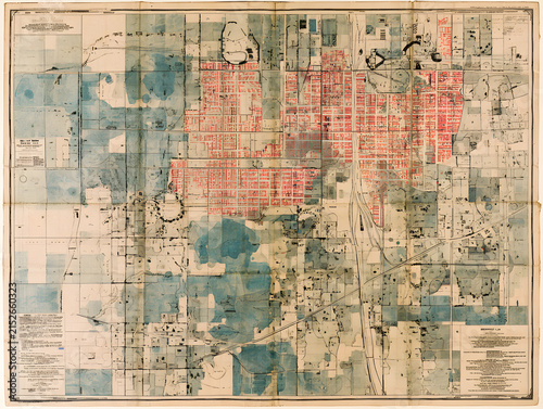 The map of Brentwood, New York, as planned by the city