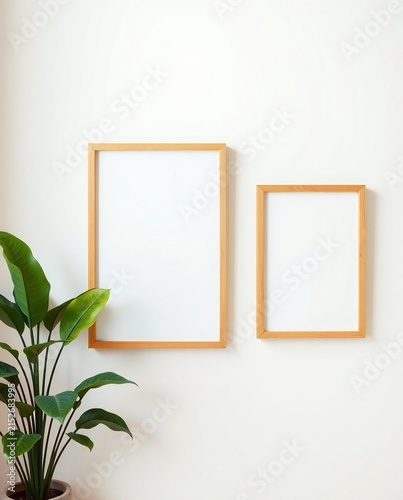 Minimalist wall art display
