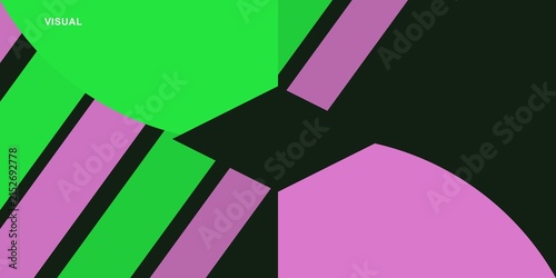 Abstract geometric design with vibrant colors