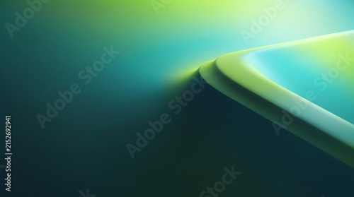 Abstract green and blue gradient background with a subtle highlight effect.