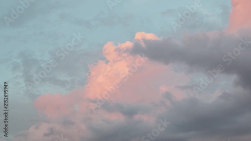 red clouds in the sky at sunset