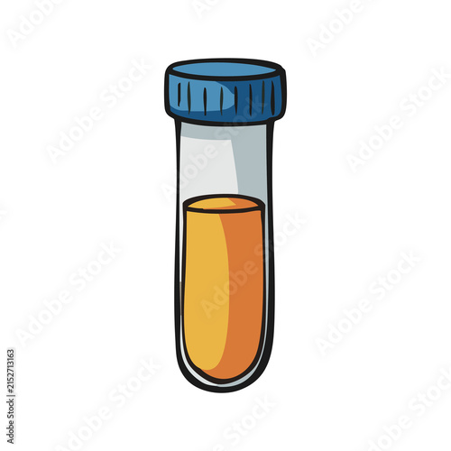Fotografía Laboratory Test Tube Illustration