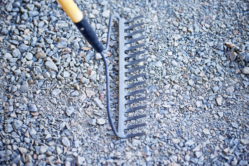 A Stack of Cement Cap Blocks for Landscaping with a Float