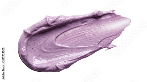 Lavender Purple Clay Skincare Mask Texture with Fine Shimmer