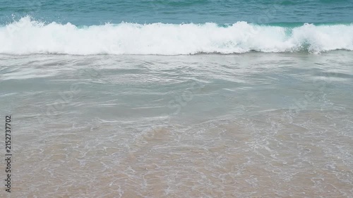 waves on the beach