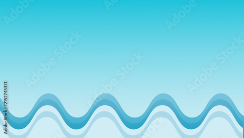 Blue Wave Gradient Background