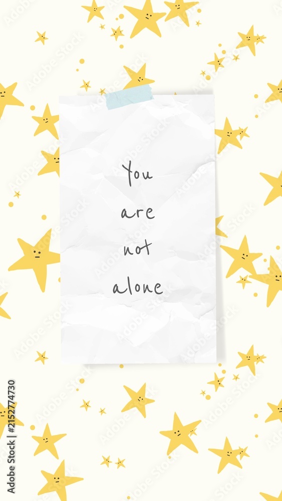 Obraz premium Motivational quote social story template
