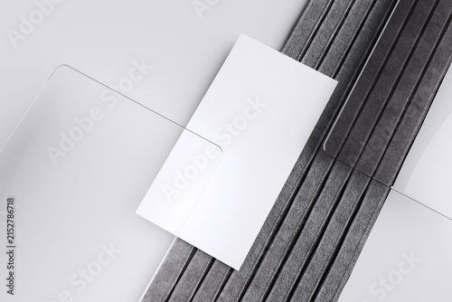 Cuadro en lienzo Realistic Log Flayer Blank