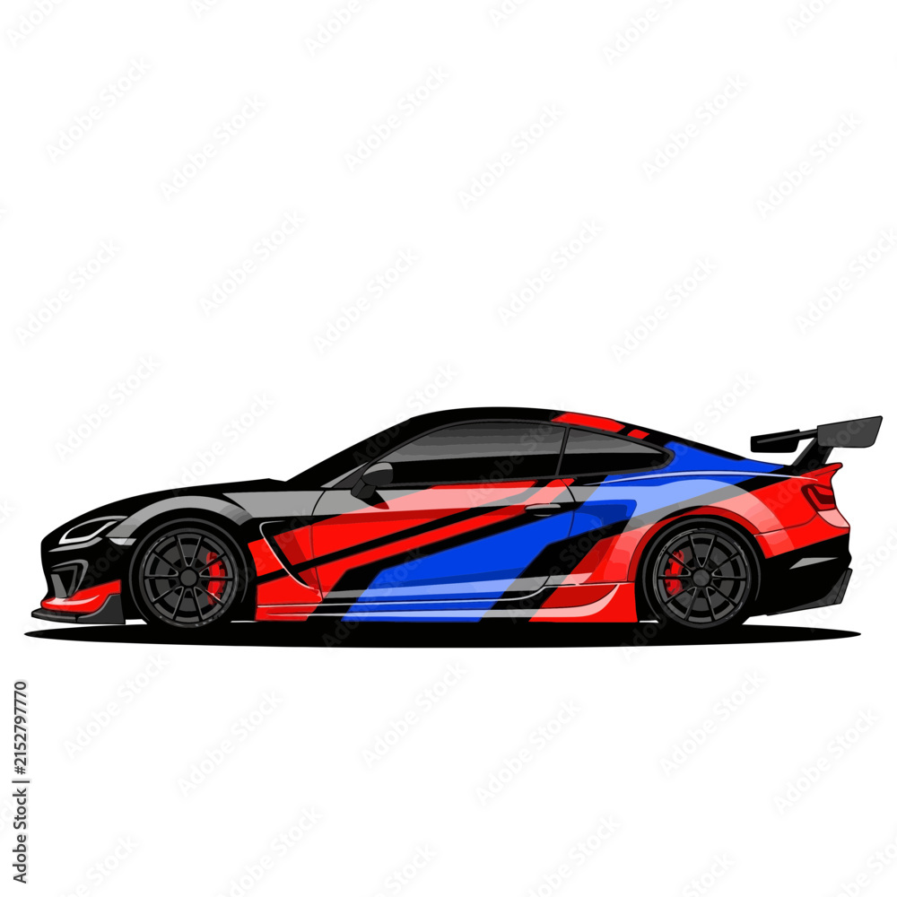 Fototapeta premium Sports Car Vector Art