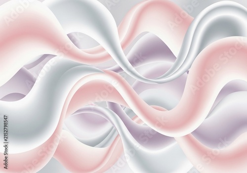 Ethereal Currents: A Dance of Soft Hues and Flowing Forms