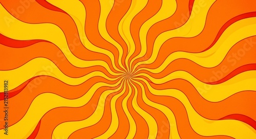 Radiant Bloom: A Psychedelic Swirl of Warmth