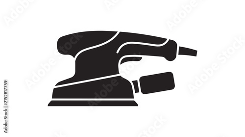 Electric orbital sander power tool icon
