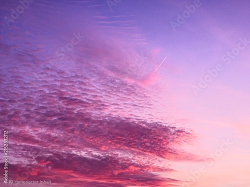 фотографія Twilight Sky Panoramic Background with Nature Gradient Light and Soft Pink Cloud
