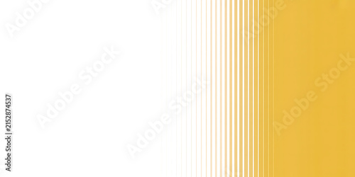 Yellow and white abstract background with vertical lines fading from solid to transparent on the 
