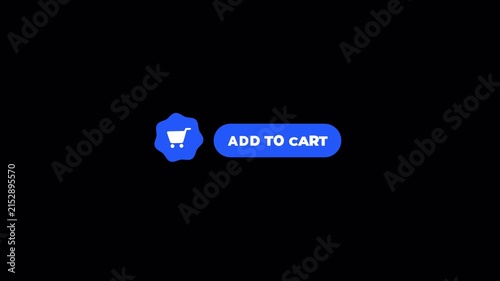 Add to Cart Button Animation on Transparent Background