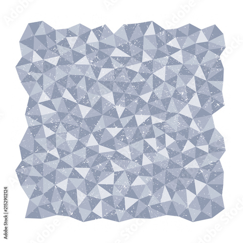 The gray abstract geometric background.
