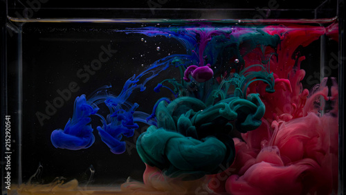 abstract fractal background with space