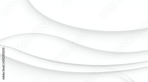 Abstract smooth white wavy lines background design