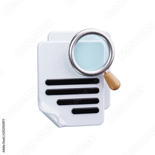 search 3d render icons