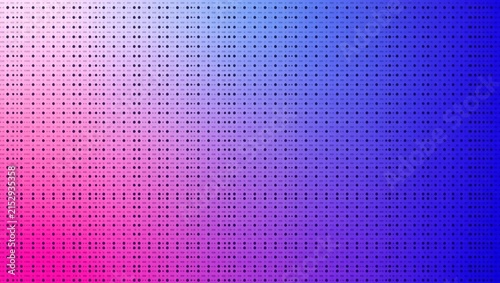 Abstract digital background with colorful pixelated square pattern in shades of blue and pink