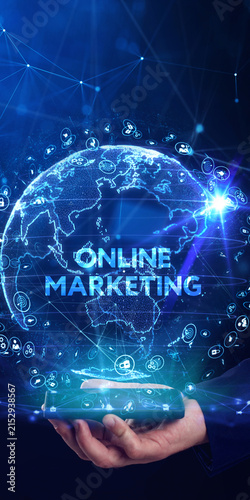 Digital Marketing Technology Solution for Online Business Concept. Business, Technology, Internet and network concept.