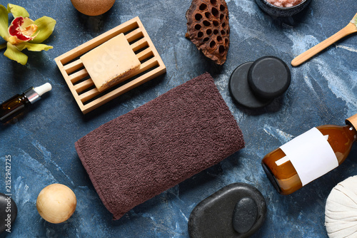 Spa composition with stones...