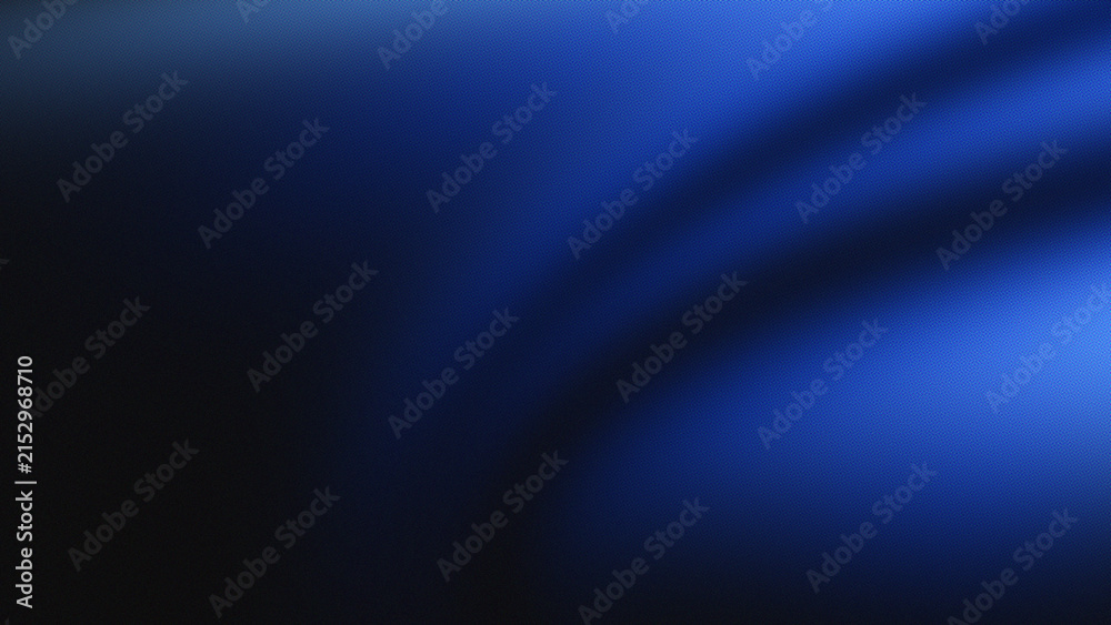 Obraz premium Warm Amber Blue Grainy Wave Fold Gradient Background with Soft Light Glow Halftone Abstract grainy gradient background