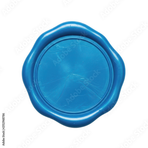 Blue circular button with rounded edges