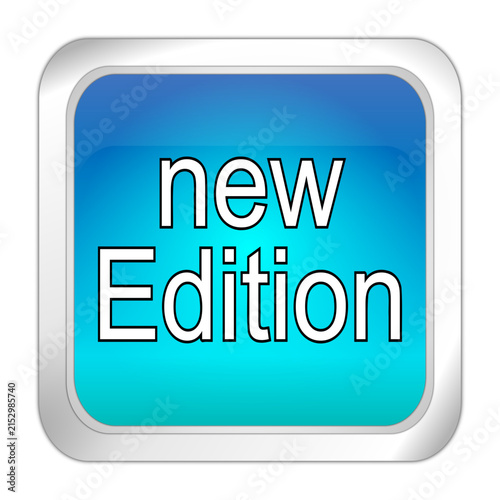 New Edition Button - 3D illustration