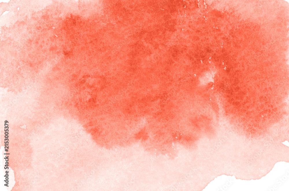 Fototapeta premium Abstract red watercolor background texture
