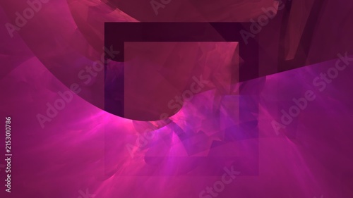 Illustration created as a 3D render without generative AI, abstract futuristic energy burst and geometric cosmic light background
