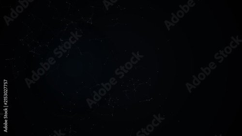Abstract Dark Blue Pixelated Background with Subtle Moving Light Effects.