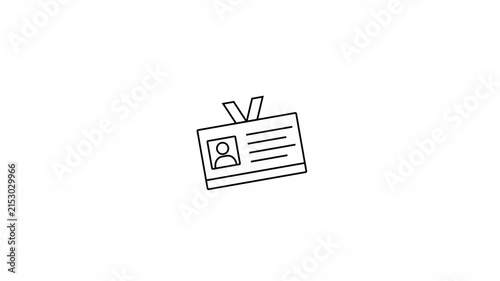 ID Badge Icon