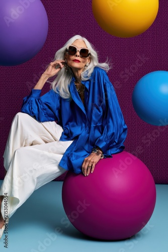 Vibrant Fashion Portrait Shot
