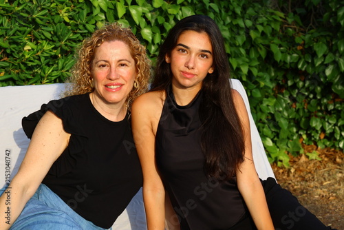Mother and Daughter Portrait Sharing a Tender Family Moment
