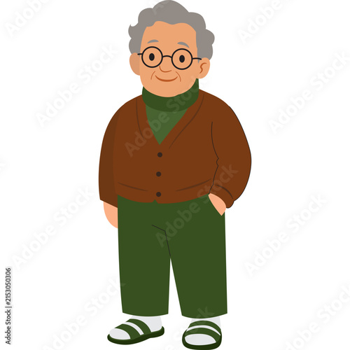 Grandparents Day Family Love Celebration Illustration