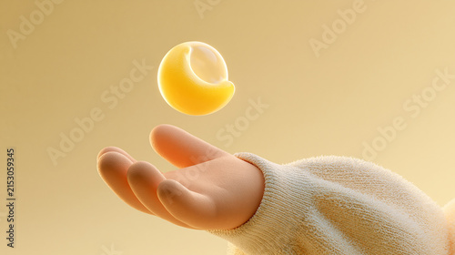hand with lemon