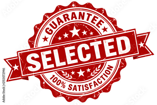 Red Circular Guarantee Badge with Distressed Texture and Stars – Abstract, Digital, Badge, Seal, Symbol, Design, Quality, Label, Icon, Recognition, Authenticity, PNG, Transparent Background
