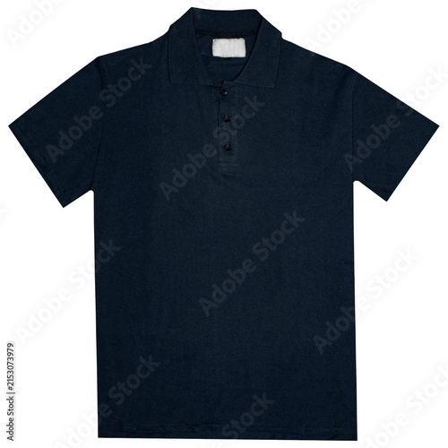 Blank black polo shirt with a clean minimalist look and no print or logo. Ideal as a mockup for designers to showcase branding, embroidery, custom graphics and apparel concepts.